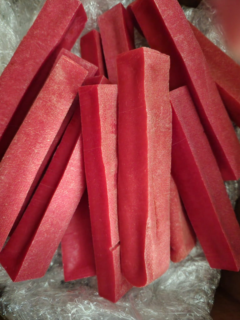Himalayan Yak Milk Bone Chews for Medium/Large Dogs -Raspberry Flavor, Organic, each 5-6" long