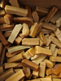 Himalayan Yak Milk Bone Chews for Small Dogs - Cheese Flavor, Organic 3-4" long