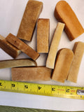 Himalayan Yak Milk Bone Chews for Small Dogs - Cheese Flavor, Organic 3-4" long