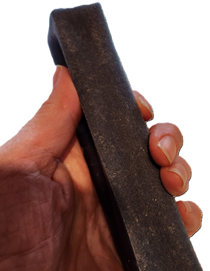 Himalayan Yak Milk Bone Chews for Medium/Large Dogs -Blueberry Flavor, Organic, each 5-6 " long