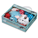 Cat is Good Pounce on It 12-Piece Gift Pack-rattle, catnip mice, balls, CAT Toys
