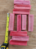 Himalayan Yak Milk Bone Chews for Small Dogs -Strawberry Flavor, Organic, each 3-4" long