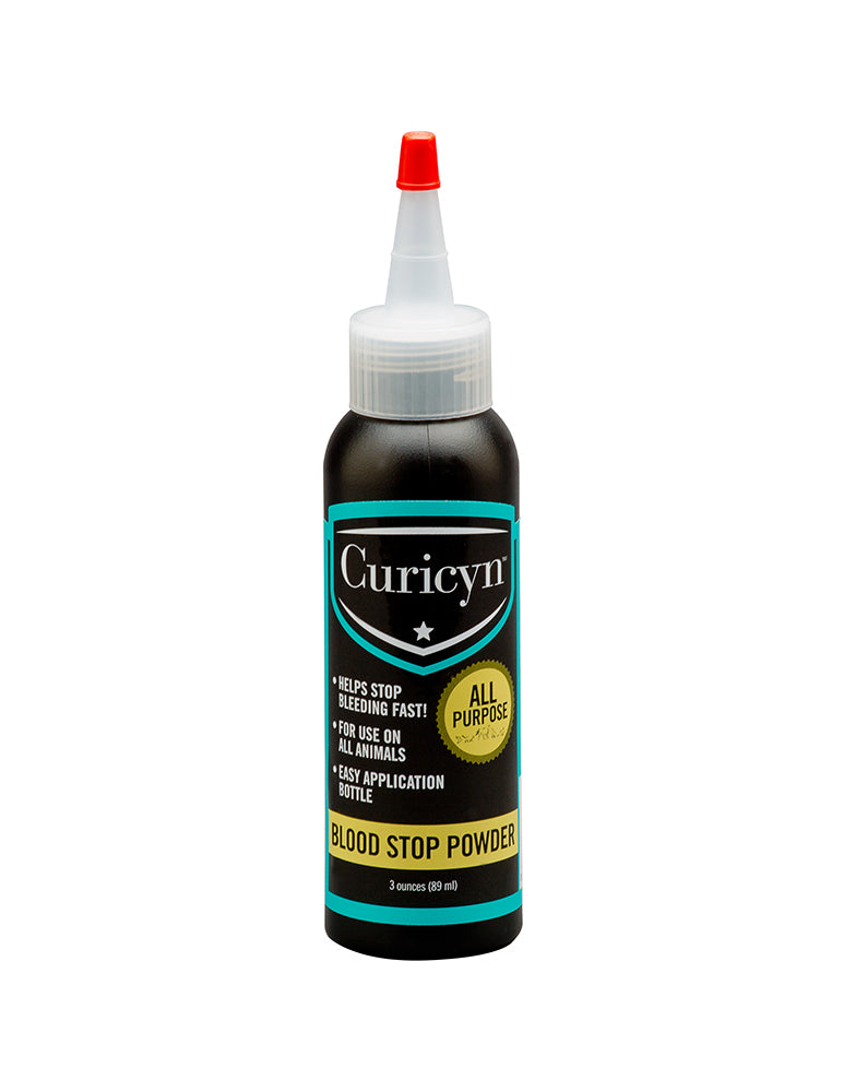 Curicyn Blood Stop Powder for Pets 3 oz. - Blood Stopper for Dogs and Cats