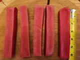 Himalayan Yak Milk Bone Chews for Medium/Large Dogs -Raspberry Flavor, Organic, each 5-6" long