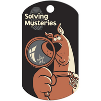 Scooby-Doo Mysteries Military Dog ID Tags/Pet ID Tags/Luggage Tags with Free Engraving