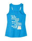 Dog Mom Gifts - Never Walk Alone Tank Top (women’s) Perfect for any dog lover!