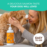 WILD ALASKAN SALMON OIL for Dogs with Omega-3 and Omega-6 Fatty Acids 16 oz.