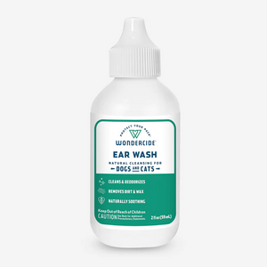 Wondercide Ear Wash for Dogs and Cats 2 oz. Gentle, cleans, soothing, deodorizes