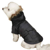 Zack & Zoey Fur Trim Dog Warm Waterproof Coats /Dog Warm Parka/ Dog Warm Jackets
