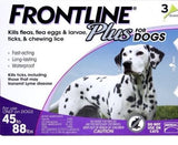 Frontline Plus for Large Dogs 45-88 lbs.  - 3 Pack