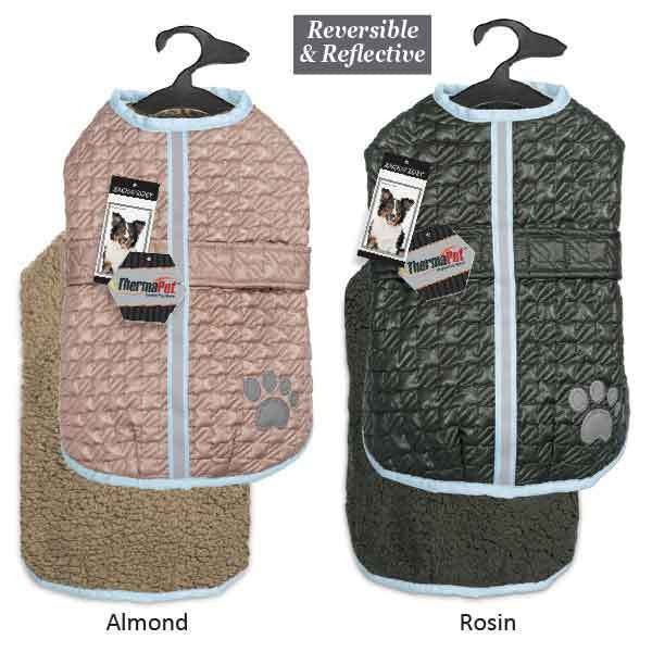 Zack & Zoey Dog Warm Reversible Reflective Waterproof Thermal NorEaster Coats / Jackets