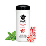John Paul Pet Tooth and Gum Pet Wipes for Dogs and Cats, with Peppermint