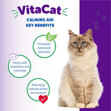 VitaCat CALMING AID FOR CATS PLUS MELATONIN – 60 Cat Chews