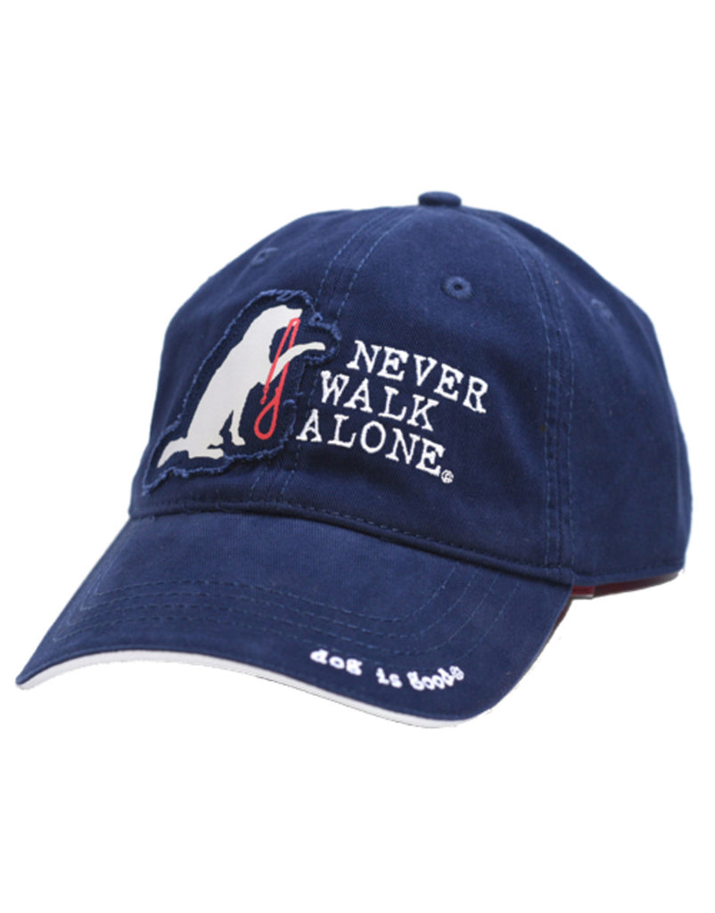 Dog Is Good Baseball Cap/hat "Never Camp Alone" and "Never Walk Alone" one size fits most