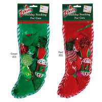 Zanies Holiday Cat Stockings - 12 cat toys in a variety of styles