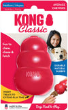 KONG Classic Medium Treat Stuff able Durable Dog Fetch & Chew Toy