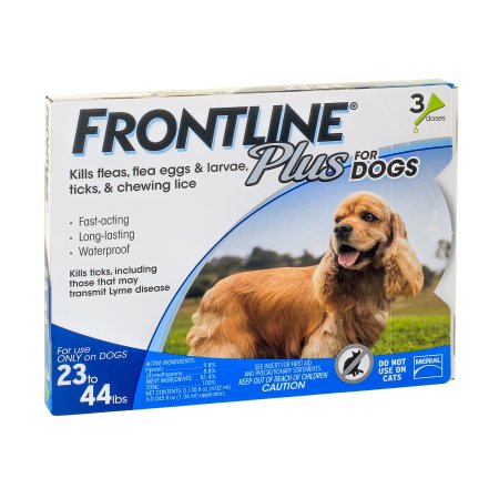 Frontline Plus for Medium Dogs 23-44 lbs. -  3 Pack