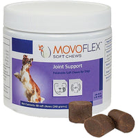 MovoFlex Hip and Joint Support Soft Chews for Medium Dogs Over 40-80 lbs by Virbac (60 Chews)