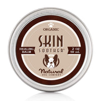 Natural Dog Company Skin Soother - Healing Balm For Hot Spots, Bacterial Folliculitis, Dermatitis, Alopecia, Mange, Dry Flaky Skin - 2oz Tin